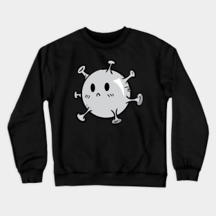 Virus boy png cartoon png Crewneck Sweatshirt